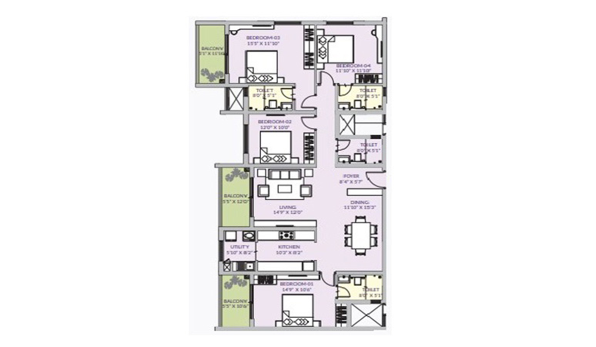 Century Regalia Floor Plan